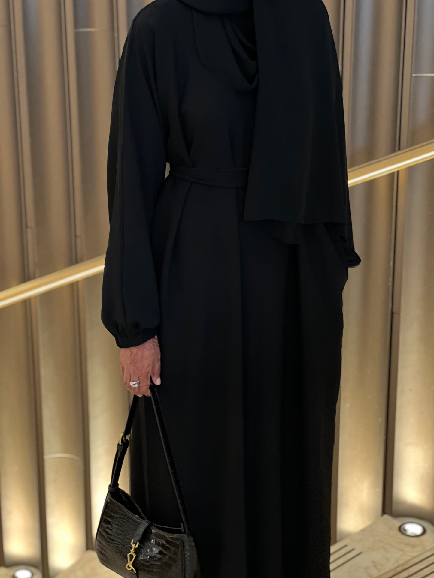 Plain Classic Abaya “Black”